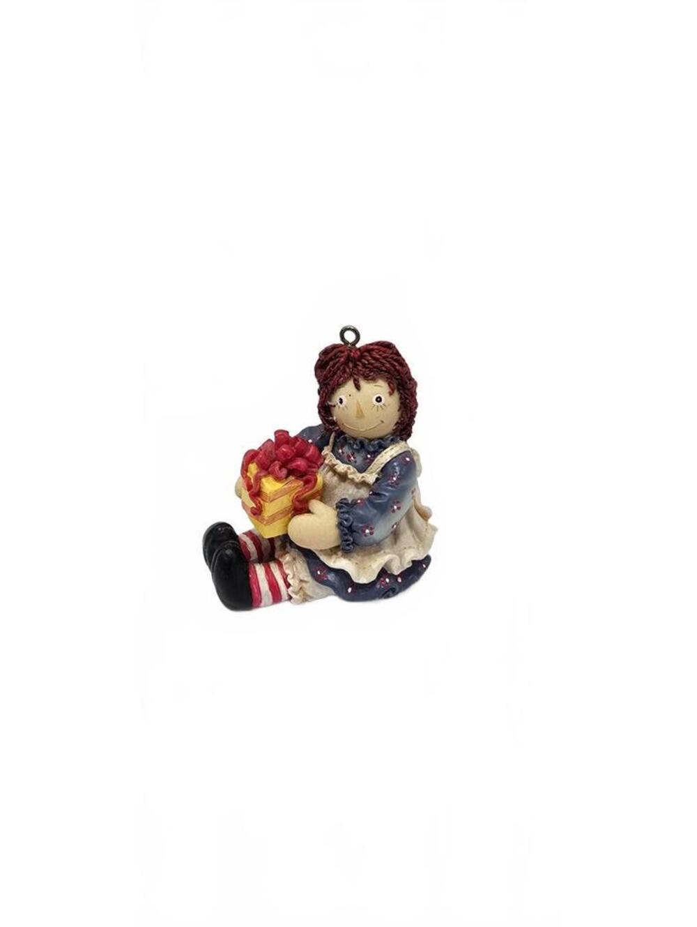 Liberty Raggedy Ann Figurine Christmas Ornament 1983